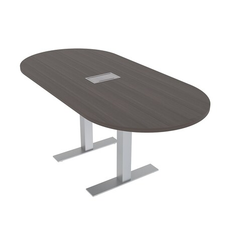 Skutchi Designs 33.5 in W, 69.5 in L, 29 in H, Engineered Wood Top, Brown HAR-RAC-34X70-T-ELEC-XD1025
